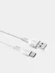 Черный кабель для зарядки телефона iPhone и Android BX51, 1 м / 3 типа разъема