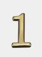 Золотой цифры дверные 5 см