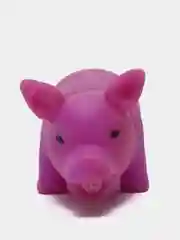 Игрушка пищащая "Маленький поросенок" для собак, 9 см, микс цветов