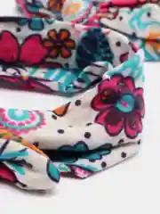 Синий парные повязки мама дочка