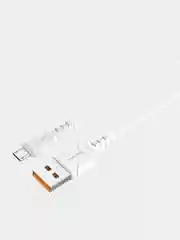 USB кабель зарядный, 1.0м, DENMEN D06 2.4A, TypeC/MicroUSB/Lightning для Android и iPhone