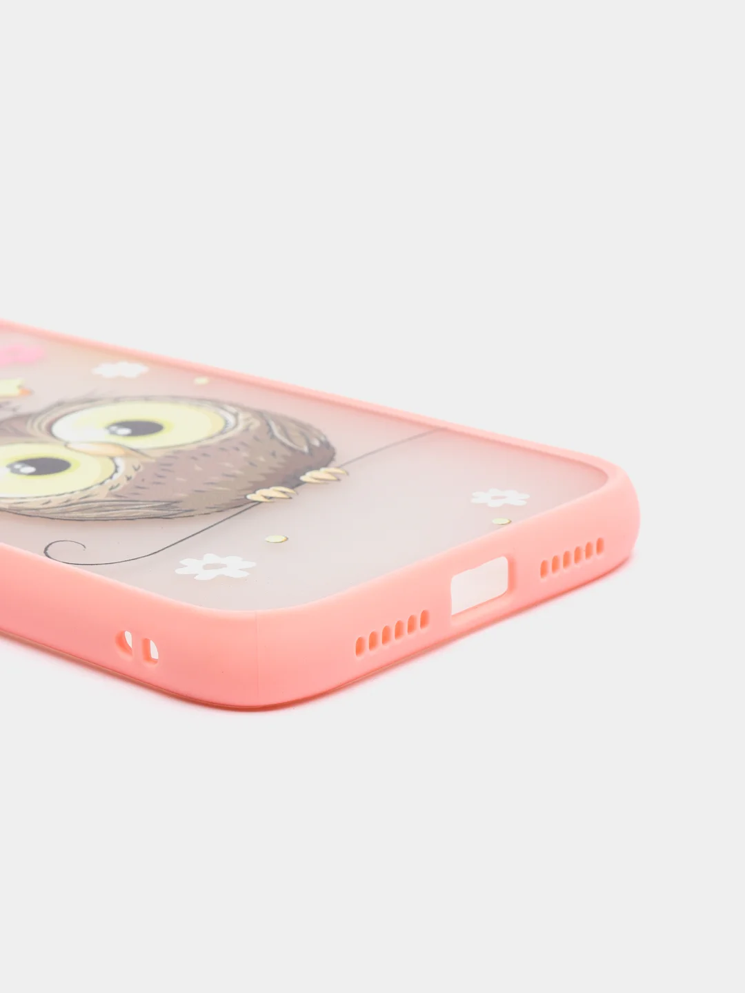 Коралловый чехол для iPhone 7, 8, XR, 11 совы с защитой камеры айфон про макс с принтом