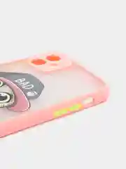 Пастельно-коралловый чехол для iPhone 7, 8, XR, 11 совы с защитой камеры айфон про макс с принтом