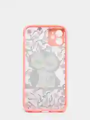 Пудровый чехол для iPhone 7, 8, XR, 11 совы с защитой камеры айфон про макс с принтом