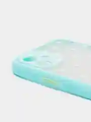Бирюзовый чехол для iPhone 7, 8, XR, 11 совы с защитой камеры айфон про макс с принтом