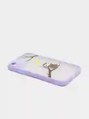 Аметистовый чехол для iPhone 7, 8, XR, 11 совы с защитой камеры айфон про макс с принтом