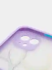 Аметистовый чехол для iPhone 7, 8, XR, 11 совы с защитой камеры айфон про макс с принтом
