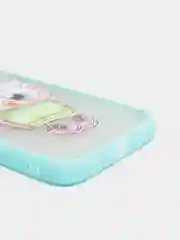 Зеленый чехол для iPhone 7, 8, XR, 11 совы с защитой камеры айфон про макс с принтом