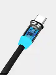 Золотой кабель USB и коннектор Denmen D09 для зарядки магнитный 2.4A, Lightning/Type-C/Micro Usb