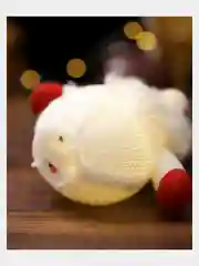 Белый гном новогодний