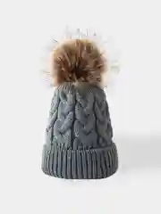 Бежевый детская шапка