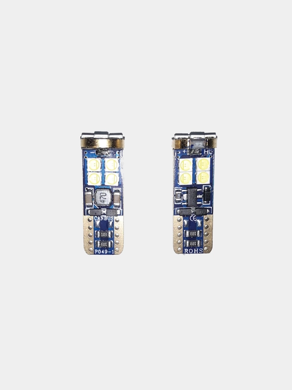 Габаритные светодиодные лампы (2 штуки). Автомобильная LED лампа T10 W5W с CANBUS