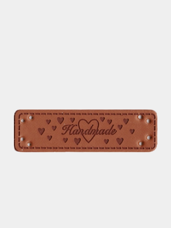 Бирки "Hand made", 5 штук, экокожа