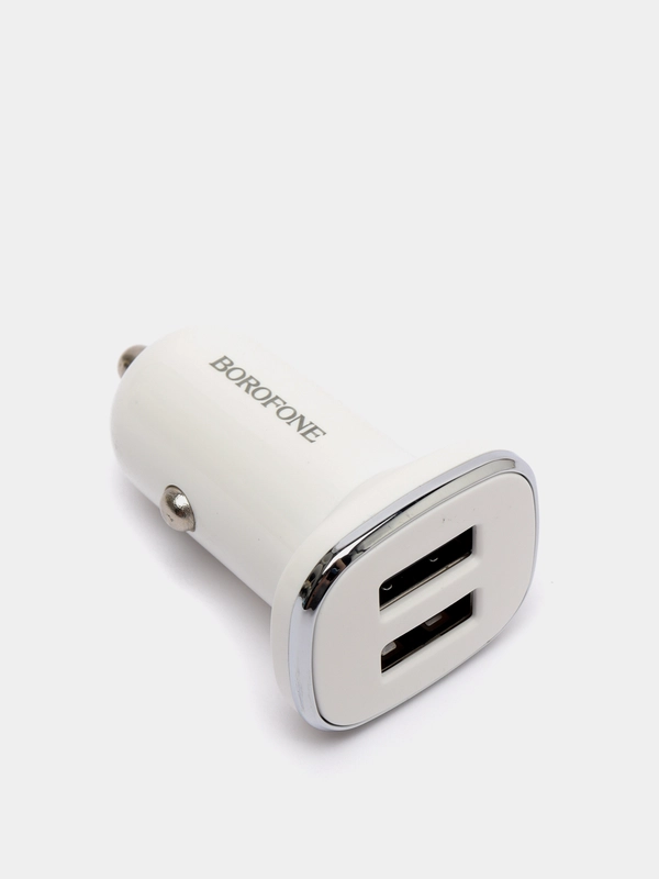 Автомобильное зарядное устройство Borofone BZ12 iphone/android 2хUSB до 2.4А