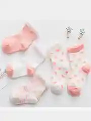 Носки детские хлопковые для девочек, 0-6 лет