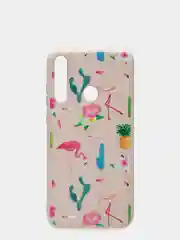 Розовый чехол для Huawei Y6 Prime 2020, силиконовый, матовый