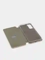 Золотой чехол-книжка для Samsung Galaxy S21+