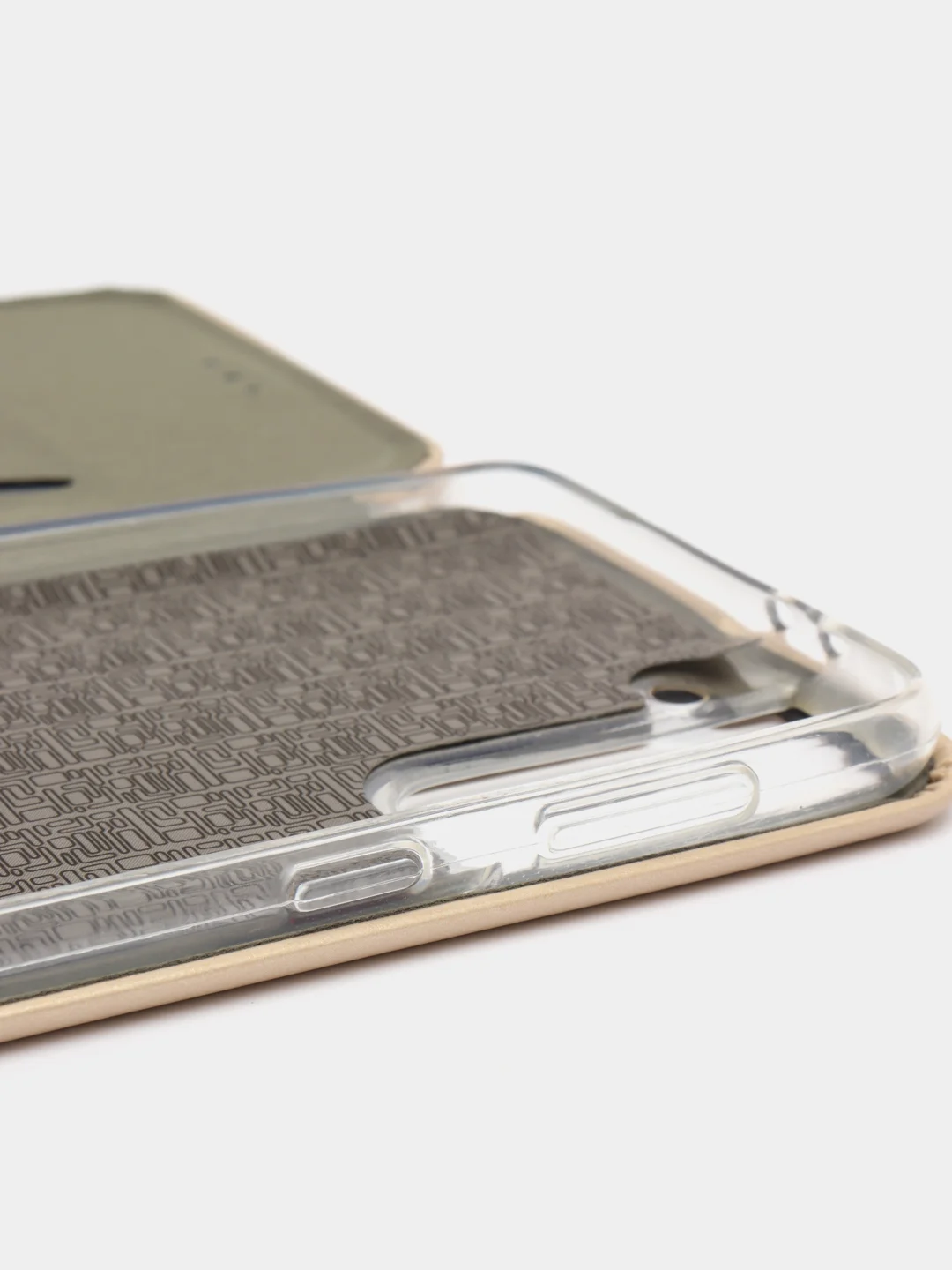 Золотой чехол-книжка для Samsung Galaxy S21+