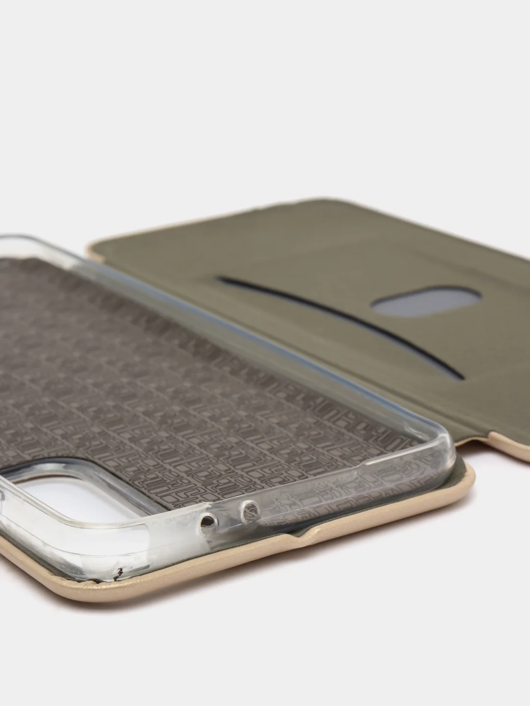 Золотой чехол-книжка для Samsung Galaxy S21+