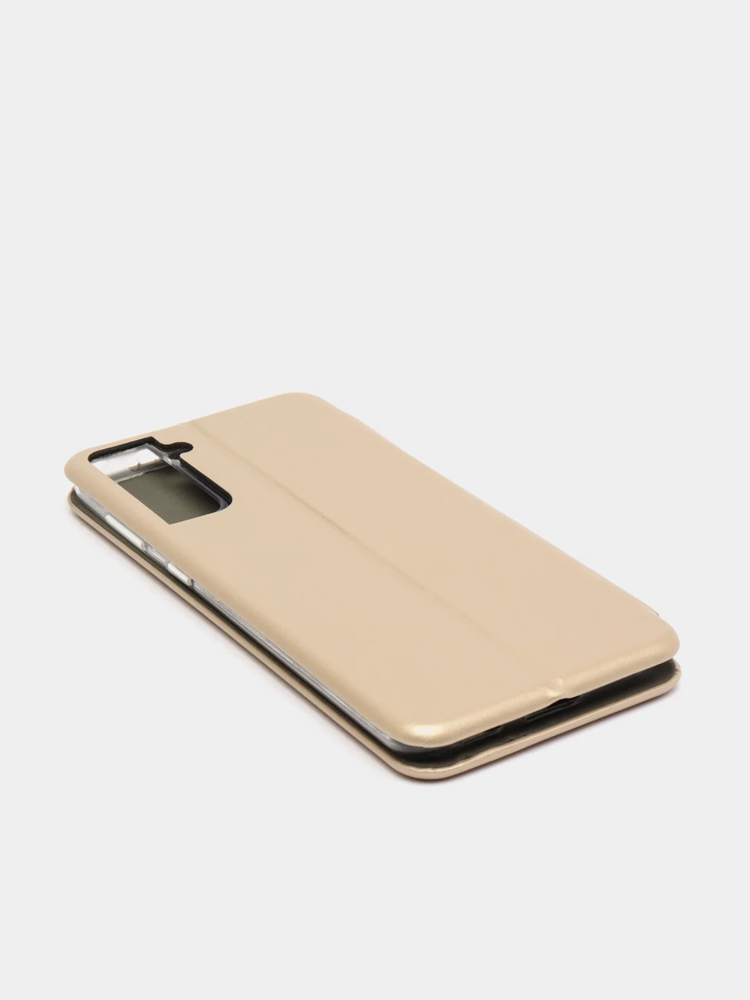 Золотой чехол-книжка для Samsung Galaxy S21+