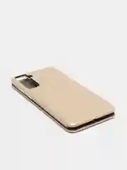 Золотой чехол-книжка для Samsung Galaxy S21+