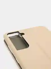 Золотой чехол-книжка для Samsung Galaxy S21+