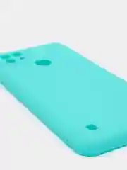Бирюзовый чехол для Realme C21 силиконовый матовый