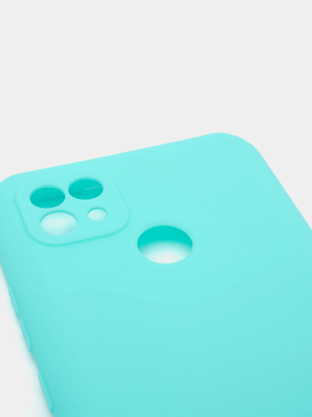 Бирюзовый чехол для Realme C21 силиконовый матовый