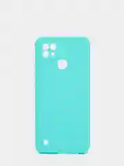 Бирюзовый чехол для Realme C21 силиконовый матовый
