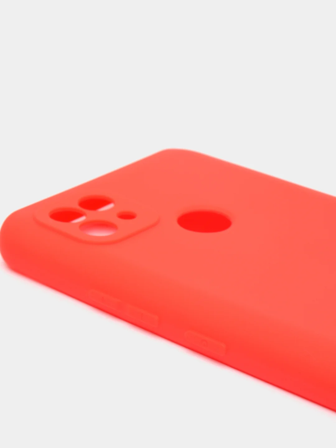 Красный чехол для Realme C21 силиконовый матовый