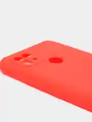 Красный чехол для Realme C21 силиконовый матовый