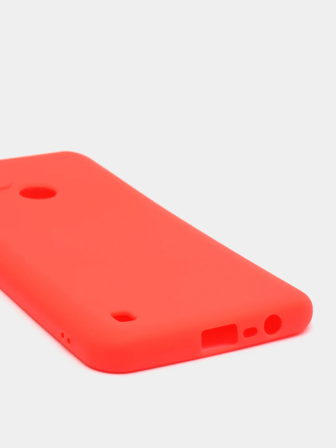 Красный чехол для Realme C21 силиконовый матовый