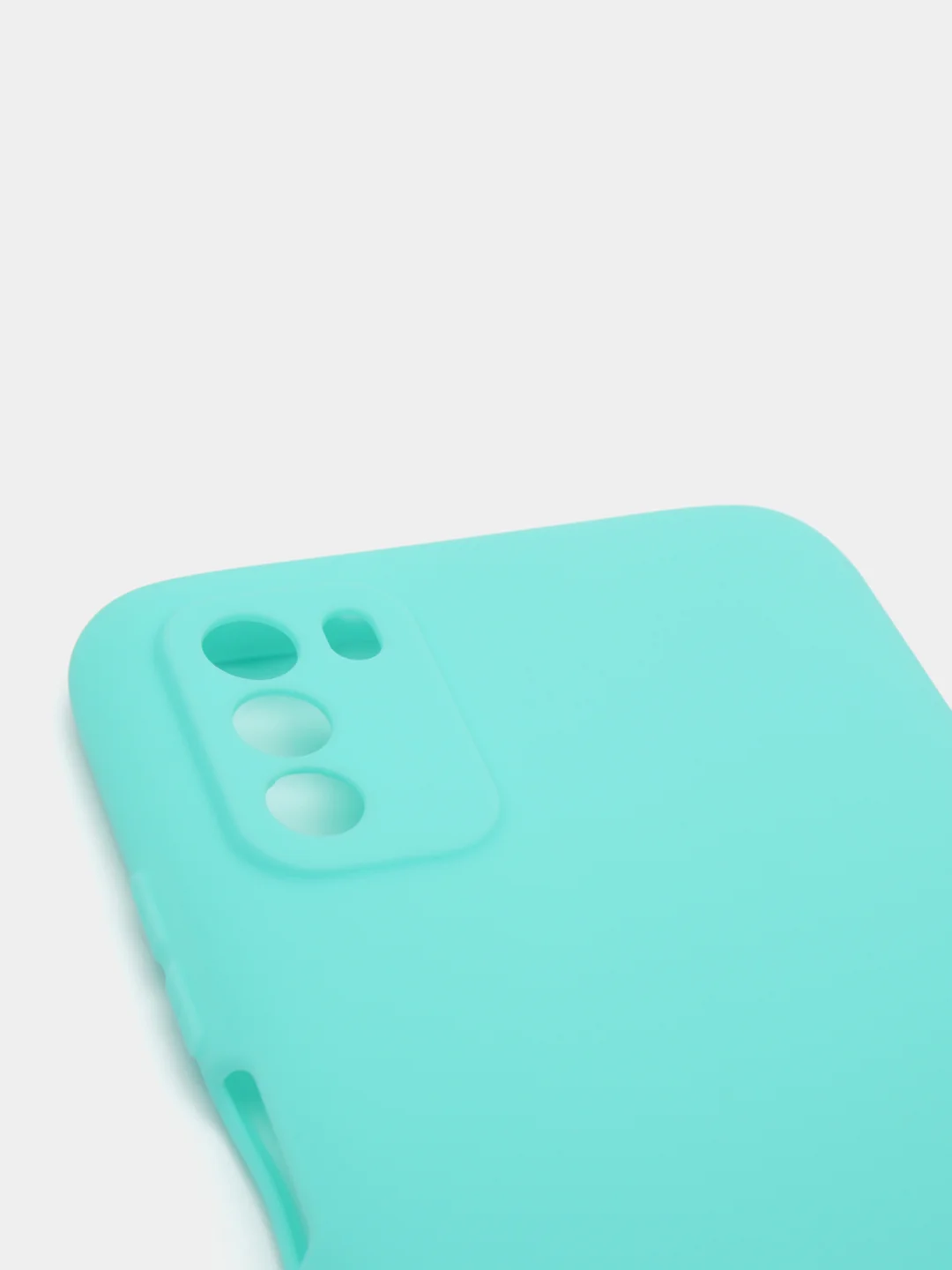 Бирюзовый чехол Xiaomi Poco M3 силиконовый матовый