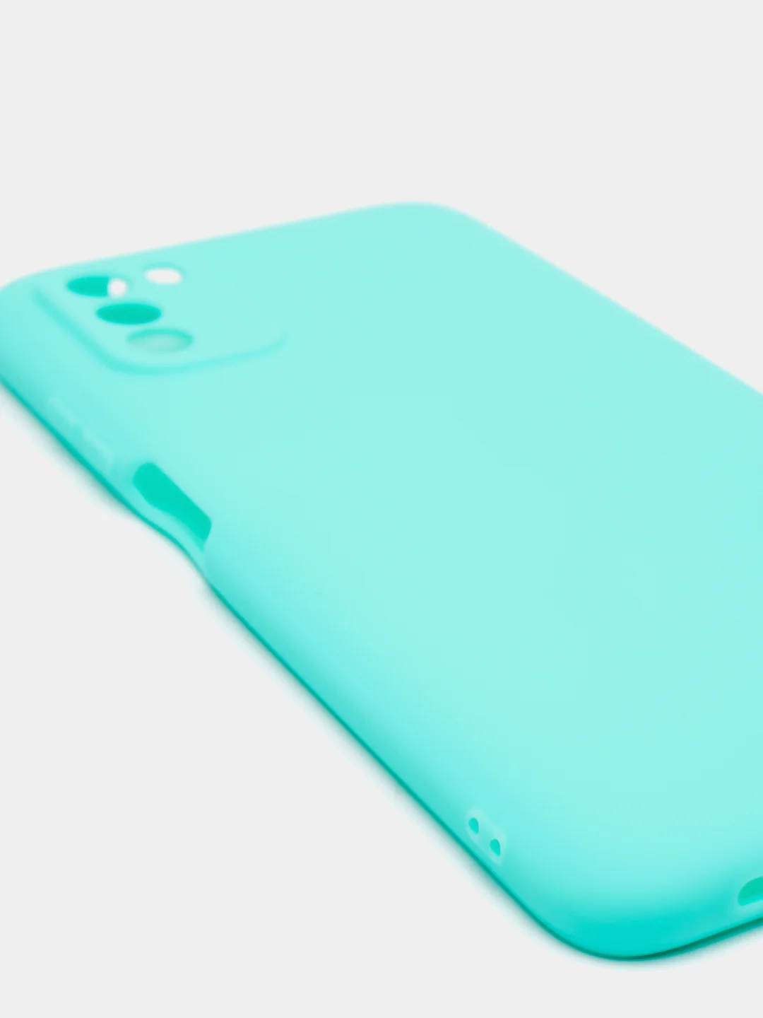 Бирюзовый чехол Xiaomi Poco M3 силиконовый матовый