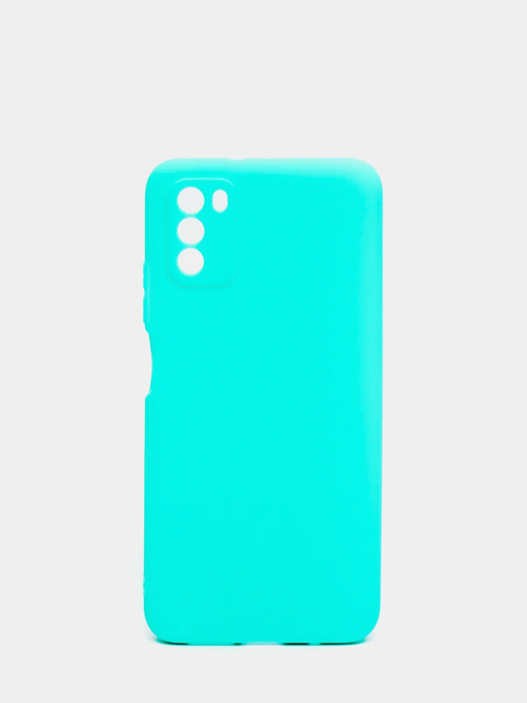 Бирюзовый чехол Xiaomi Poco M3 силиконовый матовый