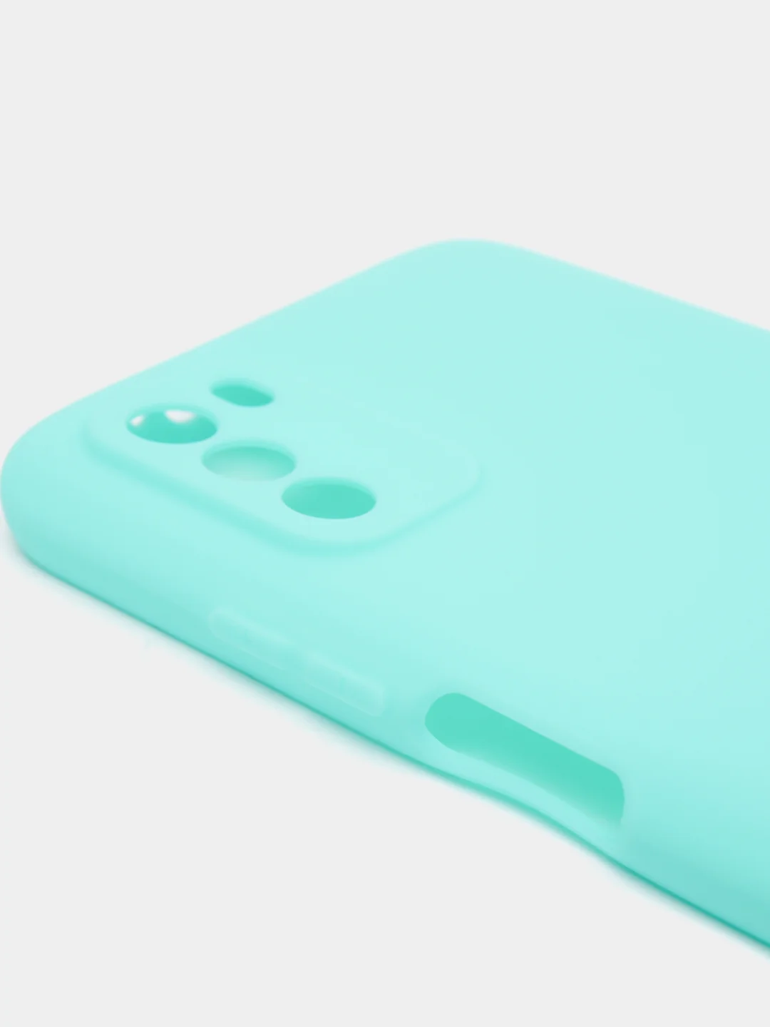 Бирюзовый чехол Xiaomi Poco M3 силиконовый матовый