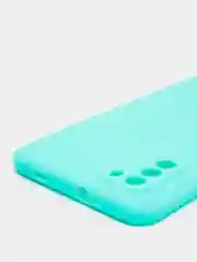 Бирюзовый чехол Xiaomi Poco M3 силиконовый матовый