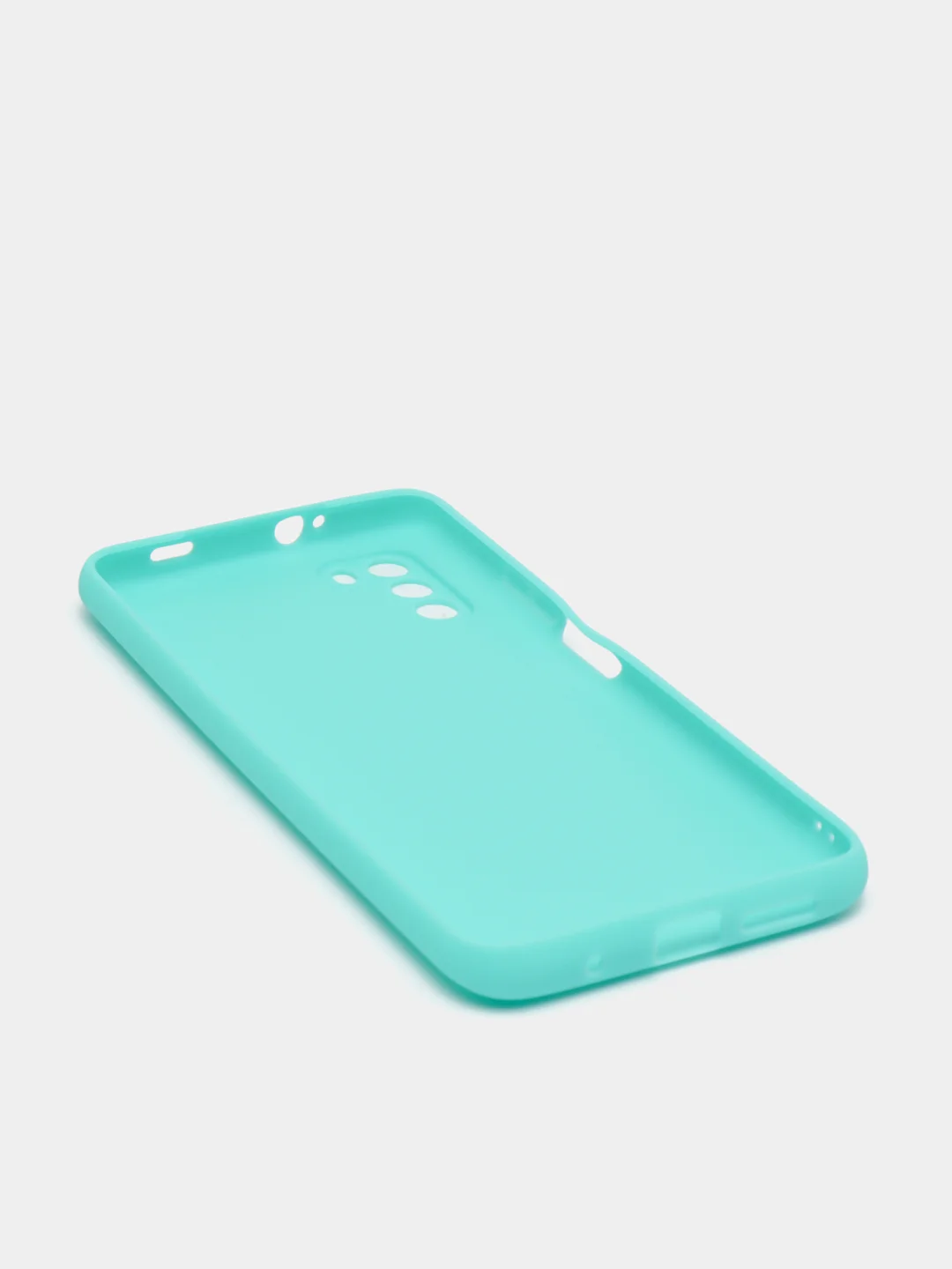 Бирюзовый чехол Xiaomi Poco M3 силиконовый матовый