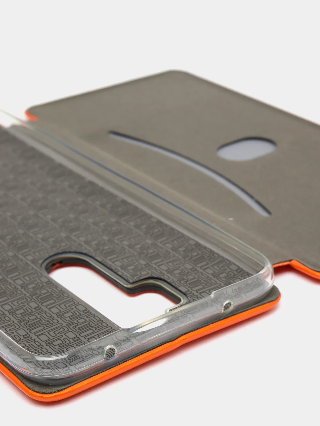 Оранжевый чехол-книжка Xiaomi Redmi 12, 12С,9C,9A,9,7,7A,8,8A,4X,10, Note 12, 9,9S,9Pro,8/8 Pro,7,8T
