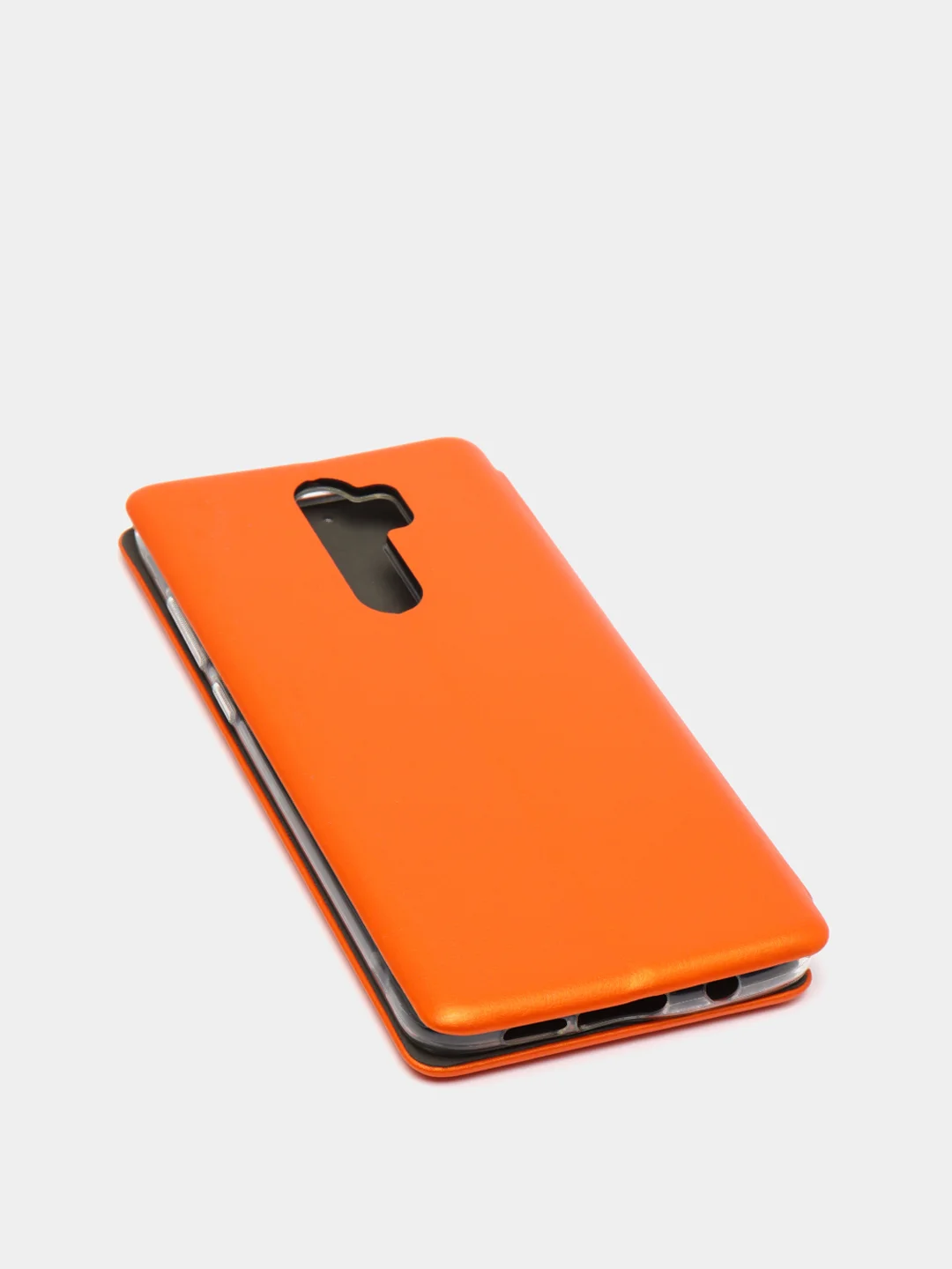 Оранжевый чехол-книжка Xiaomi Redmi 12, 12С,9C,9A,9,7,7A,8,8A,4X,10, Note 12, 9,9S,9Pro,8/8 Pro,7,8T