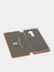 Оранжевый чехол-книжка Xiaomi Redmi 12, 12С,9C,9A,9,7,7A,8,8A,4X,10, Note 12, 9,9S,9Pro,8/8 Pro,7,8T