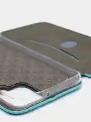 Голубой чехол-книжка для Samsung Galaxy A22 / M32 / M22