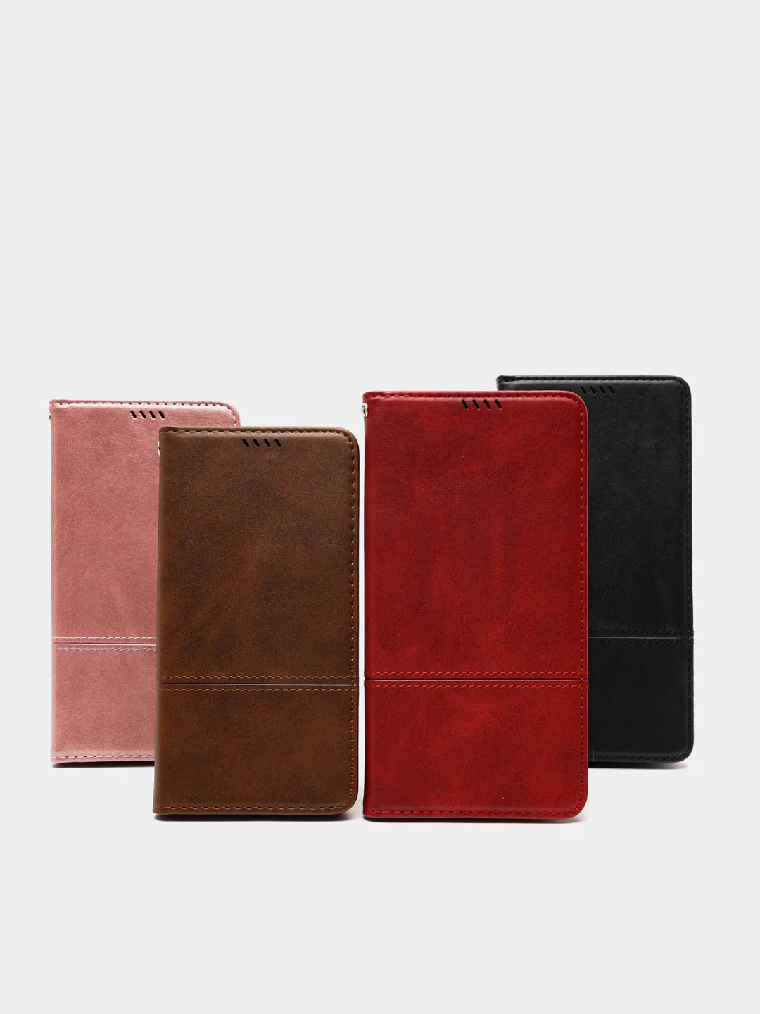 Коричневый чехол-книжка для Xiaomi Redmi 10