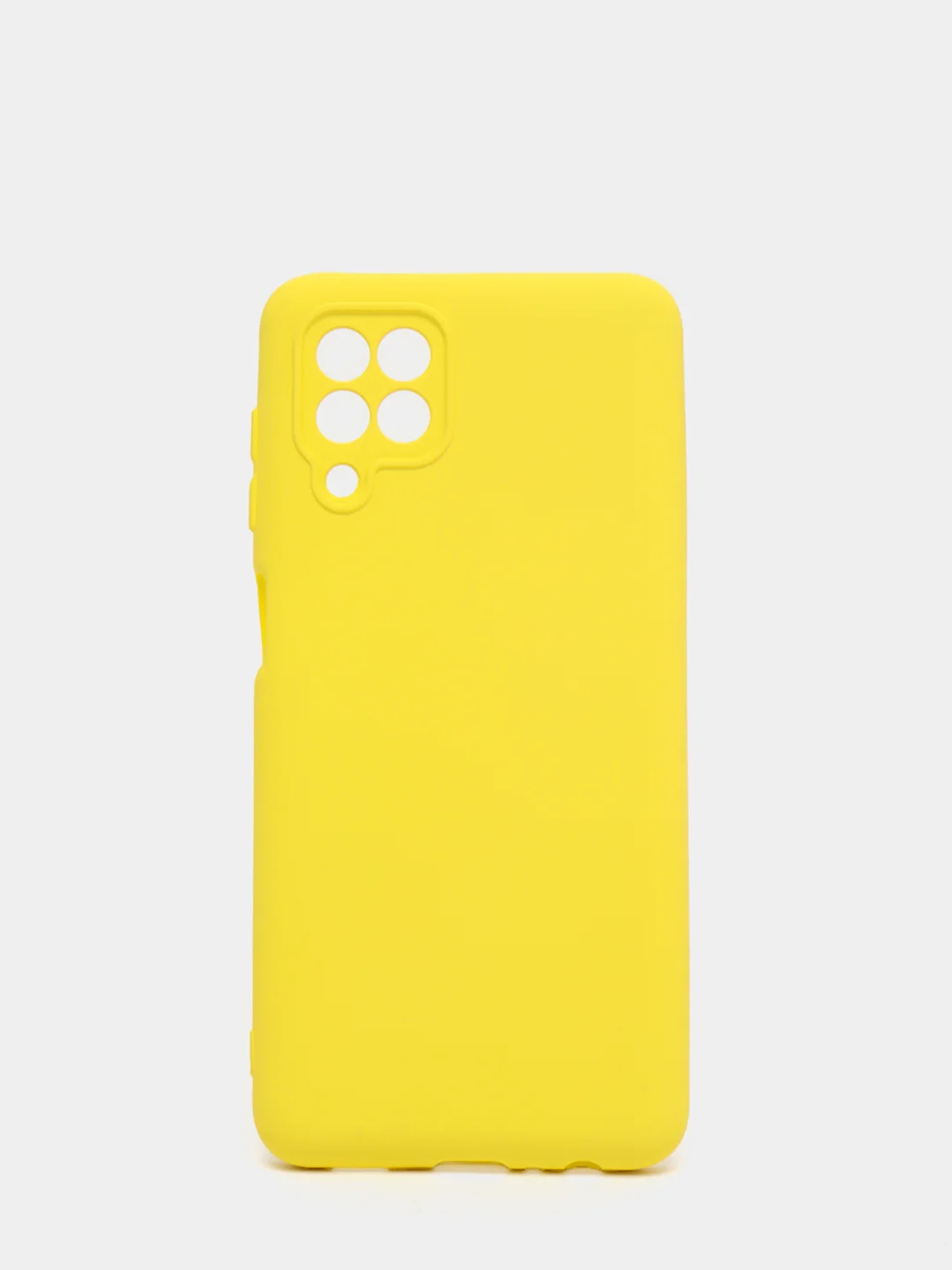 Желтый чехол Silicone Cover для Samsung Galaxy A22, M32 силиконовый