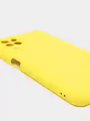 Желтый чехол Silicone Cover для Samsung Galaxy A22, M32 силиконовый