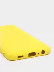 Желтый чехол Silicone Cover для Samsung Galaxy A22, M32 силиконовый