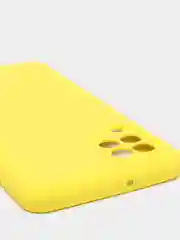 Желтый чехол Silicone Cover для Samsung Galaxy A22, M32 силиконовый