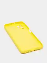 Желтый чехол Silicone Cover для Samsung Galaxy A22, M32 силиконовый