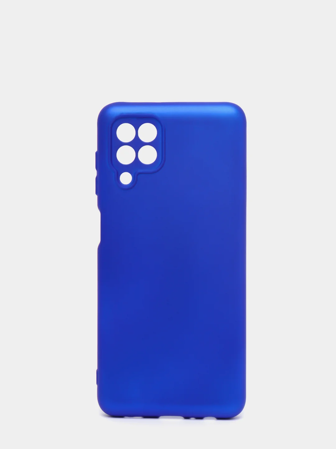 Синий чехол Silicone Cover для Samsung Galaxy A22, M32 силиконовый