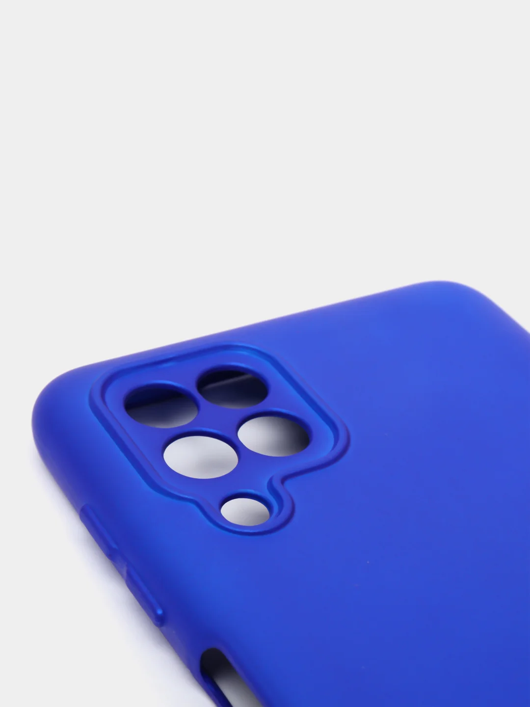 Синий чехол Silicone Cover для Samsung Galaxy A22, M32 силиконовый